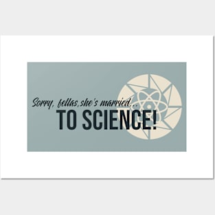 Married To Science (Retro Version) Posters and Art